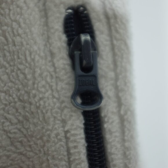 Vintage Old Navy cream sherpa fleece jacket half zip size XL - Picture 6 of 12